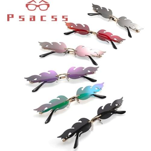 Psacss 2019 Fashion Flame Sunglasses Women/Men Distinctive Sun Glasses High Quality Mirrored lentes/gafas de sol mujer/hombre