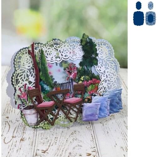 Dies Scrapbooking A Breeze of Lace Tutting Dies Craft Embossing Make Paper Greeting Card Making Template DIY Handmade 2021 New