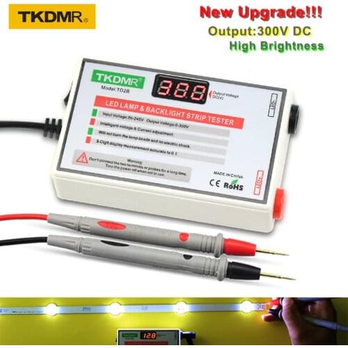 TKDMR LED Lamp Bead and Backlight Tester no Need Disassemble LCD Screen All LED Strips Lights Repair Test Output 0-300V