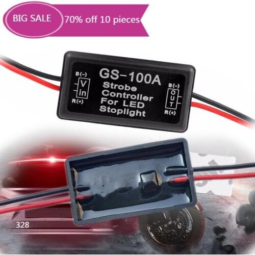 Spot Supply GS-100A Smart LED High Brake Taillight Flash Controller LED Taillight Controller