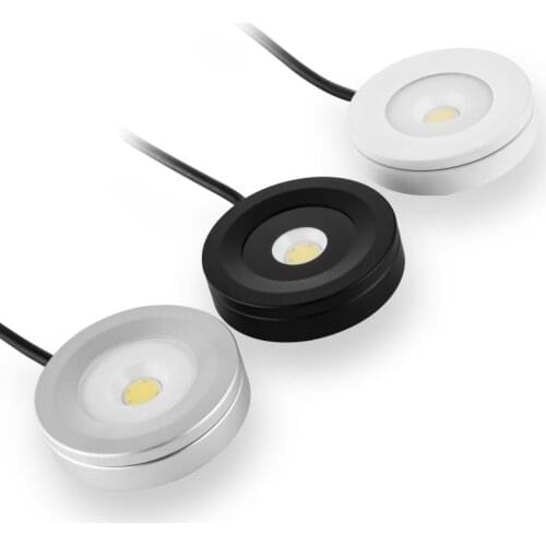 AC 110V 120V 220V 230V 240V 3W IP65 IP67 Slim Cabinet Lamp Ultra-Thin Led Downlight CE RoHS Mini Spot Light for Home Hotel