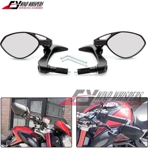 Motorcycle Universal Handlebar End Rearview Mirrors Handguard Protection Levers For MV Agusta BMW S1000RR F650GS F800GS R1200GS
