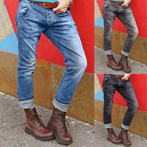 SAGACE Womens jeans button up to show thin loose jeans womens trousers 2021 summer trend Korean version Hong Kong flavor