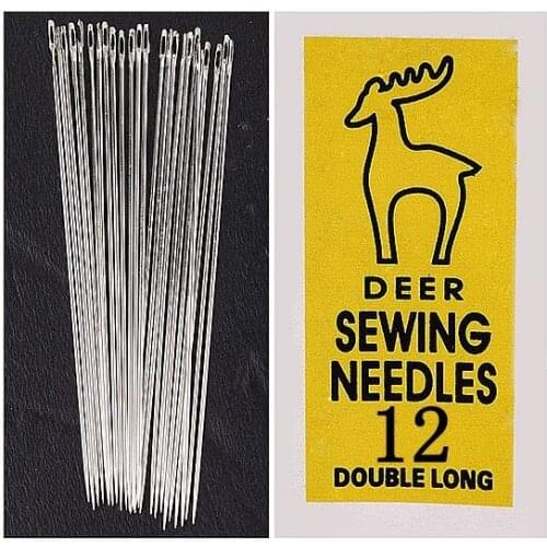 1pack/25 piece DEER Button Sewing Long Needle #12 4cm Sewing Needles Accessories ZT3