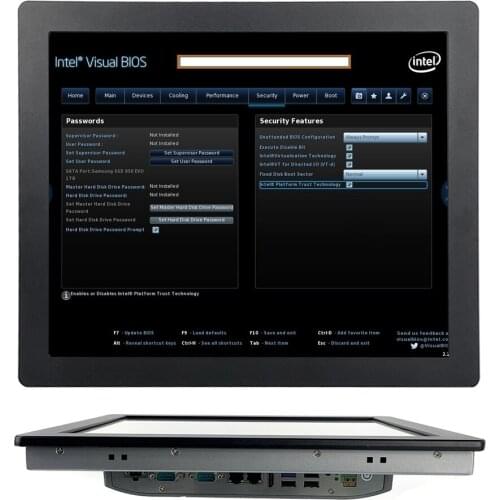 Industrial Pc Manufacturing 17' inch Lcd Touch Screen Panel Pc with 64G SSD 4GB DDR3 Intel j1900 2.0GHz CPU Resolution 1280x1024