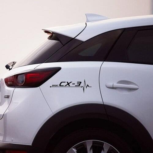 2 Pcs Vinyl Car Sticker Car Decal Styling For Mazda Cx3