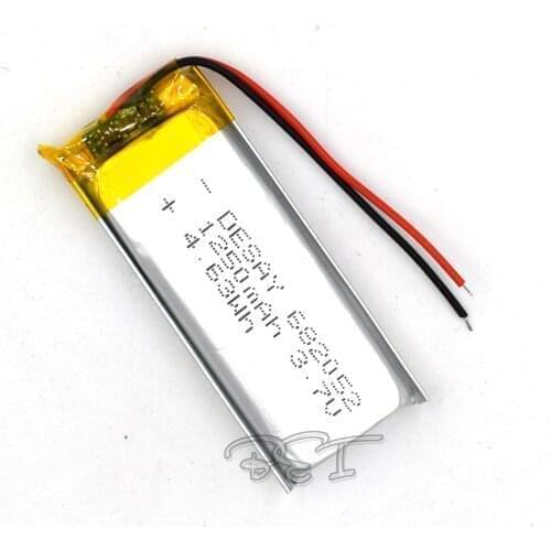 3.7V 682052 With Protective Plate 1250mAh Rechargeable Polymer Lithium Battery For PSP Navigation Ebook Core Li-ion Cell