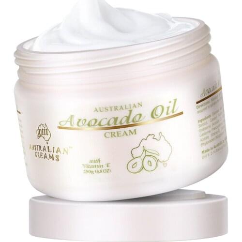 Australia GM Avocado Oil Moisturizing Nourishing Face Hand Foot Body Cream for Healthy Radiant Glowing Skin Acne Pores Treatment