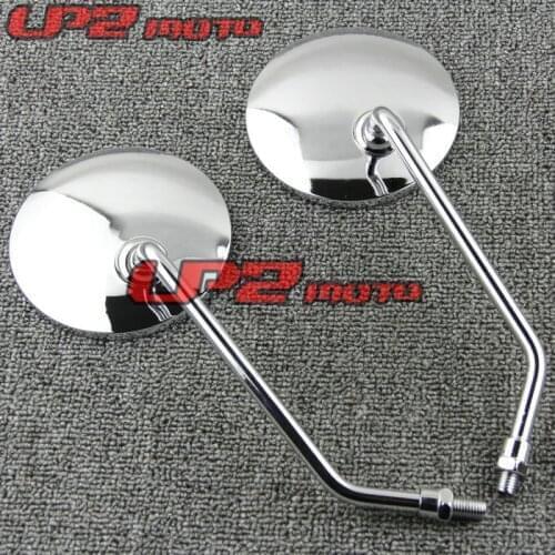 Side Mirrors Rearview For Suzuki A100 GT185 RG185 Adventurer GT250 Hustler GT750 LeMans Water Buffalo Bottle Wasserbuffel