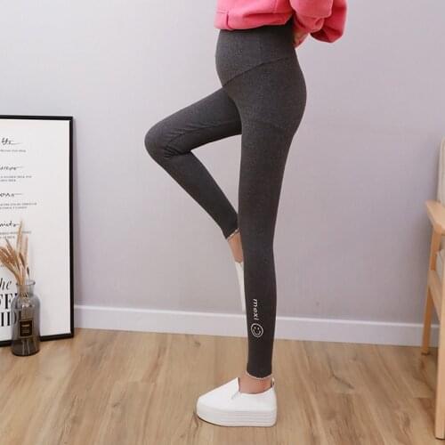 New Years Maternity Pants Pure Cotton Autumn Pregnant Women Leggings Trendy Moms Fashion Baita Pants Abdomen Support Pants