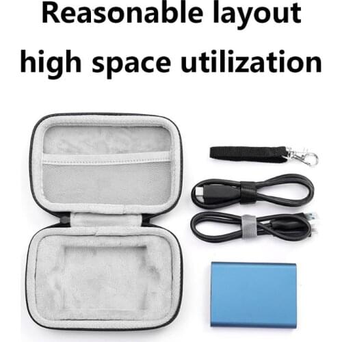 Storage Bag Carrying Box Case Organizer Cover Pouch Hard Shell Shockproof Travel for samsung T1 T3 T5 Portable 250GB 500GB QXNF