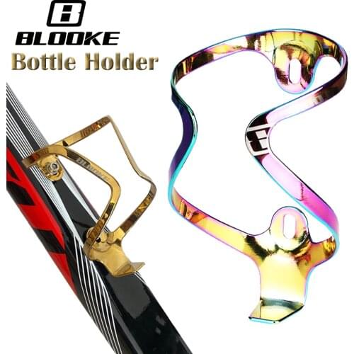 BLOOKE MTB Alloy Bottle Holder Ultra Light Bicycle Water Cup Cage Setpost Mounted Integrated Matte FOR Bike Cycling Accessories