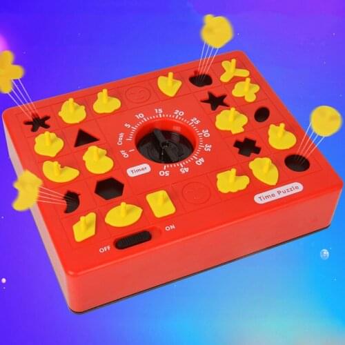 Children Educational Fun Board Game Timing Time Matching Speed Puzzle Early Education Parent-Child Education Toy Gift