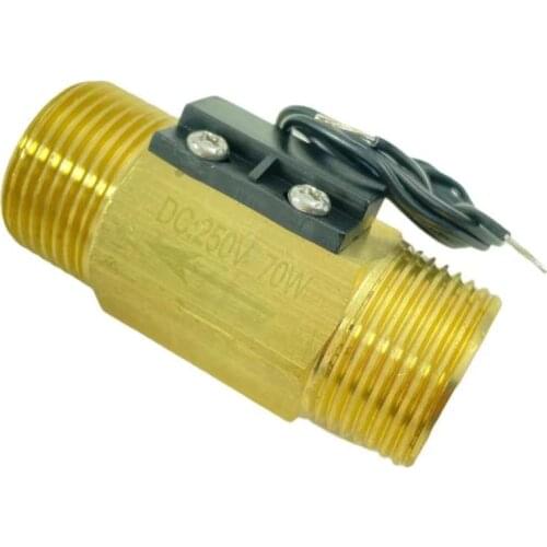 USM-FS43TA Flow Sensor Switch Reed Switch Brass Magnetic Sensor Switch 1.5-30L/min 250V DC 70W 2 wire Saier Sensor iSentrol