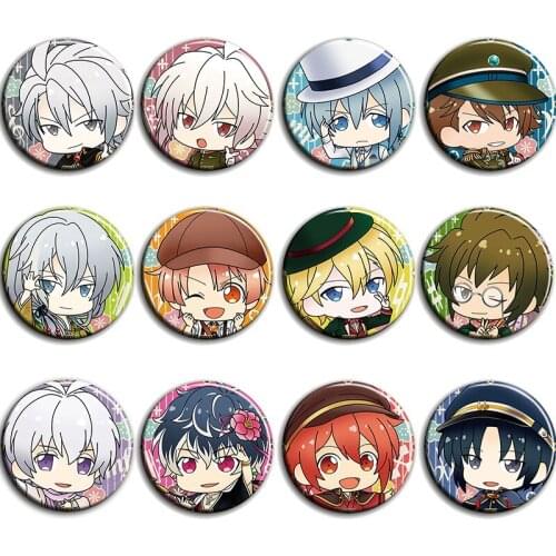 IDOLiSH7 anime game badge 58 mm Cute Brooch Round Icons On Backpack