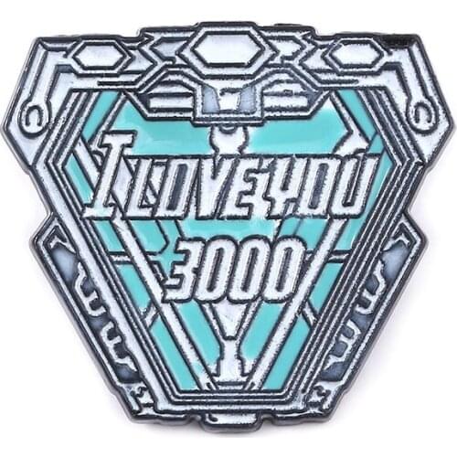 Creative Cartoon Badge Agents I Love You Pins for Backpacks Cute Badge Gifts for Kids Kawaii Pins Badges for Clothes Metal Gifts