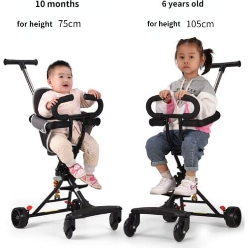 Travel Lightweight Stroller Folding Baby Wheelchair Three Wheels Stroller Child Tricycle Trolley Jogging Stroller Baby Car 8M-6Y