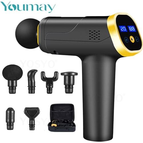 Youmay Massage Gun Deep Tissue Muscle Body Back Neck Massager Exercising Athletes Relaxation Slimming Shaping Pain Relief