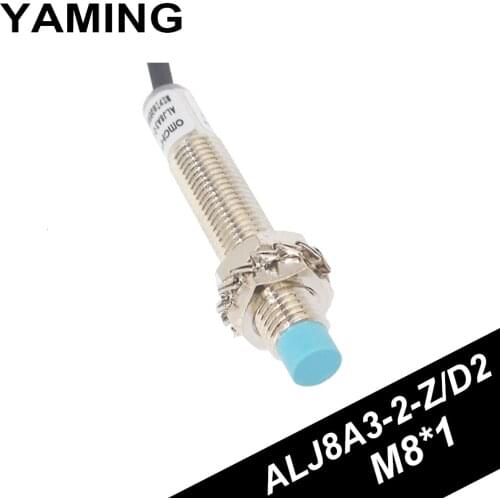 ALJ8A3-2-Z/D2 Inductance Type Metal Proximity Switch Metal Sensor 36V DC Two Wires Normally Close M8