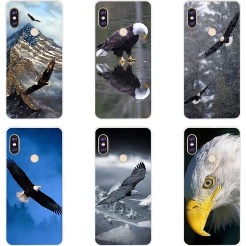 80H Bald Eagle Flying Soft Silicone Tpu Cover phone Case for xiaomi redmi 6 pro 5 plus note 6 pro 4 4x mi 8