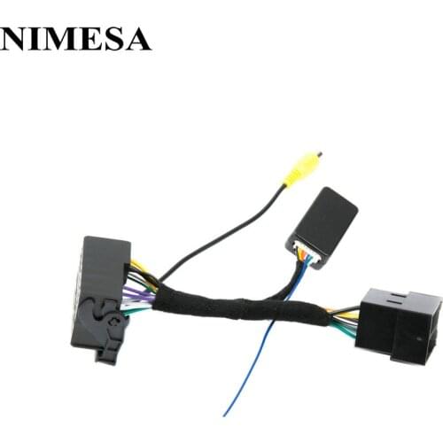 NIMESA RCD410 RCD360 PRO CANBUS Decoder Simulator Plug & Play ISO Quadlock Adapter Cable For VW Golf 6 Jetta Polo Vento T5 Caddy