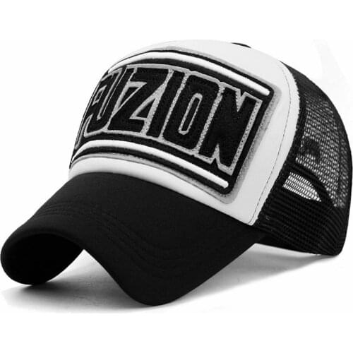 Wholesale Adult Summer Sun Hats Men Cool Hiphop Punk Rock Truck Cap Women Fashion Mesh Baseball Caps 11 Colors