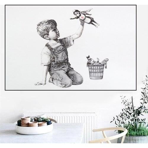Game Changer Nurse Tribute and A Boy Poster and Pictures Black And White Wall Art Canvas Simple Painting Office Room Decoration