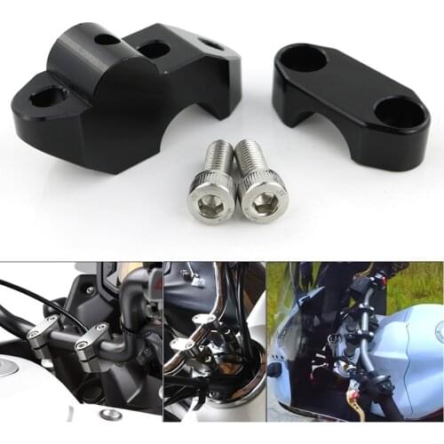 Fit For Triumph Speed Triple 675 750 900 955i 1050i Speed Triple SPEED FOUR Handlebar Riser 22mm 7/8" Back Moved Mount Risers