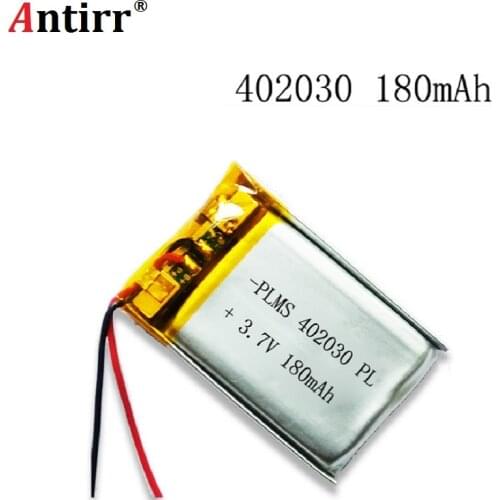 Polymer lithium battery 3.7 V 402030 042030 180mah can be customized wholesale CE FCC ROHS MSDS quality certification