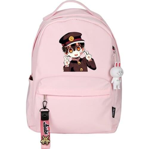 Toilet-Bound Jibaku Shounen Hanako-kun Student School Shoulder Bag Cosplay Backpack Laptop Travel Rucksack Gift Mochila