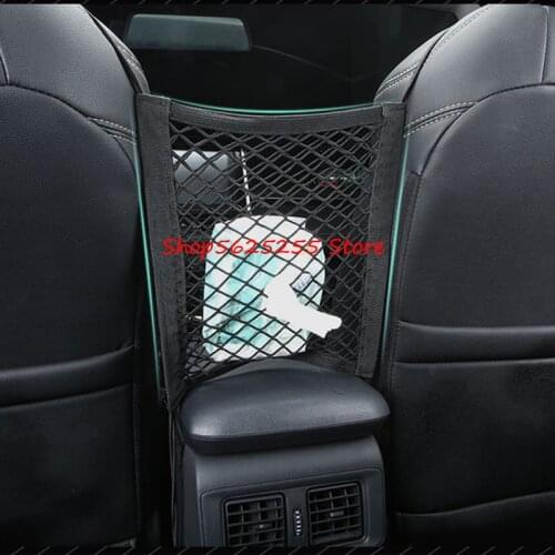 Storage Net Bag For Toyota RAV4 RAV-4 Prius Highlander CHR 2019 2020 2021 Multifunctional Car Central Control Net Bag