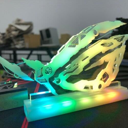 2021 RGB Figure Belief Decoration 5V 3Pin Republic of Gamers LED Rainbow Lighting AURA SYNC Custom MOD Acrylic Lighting Panel