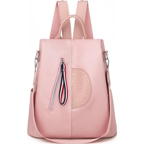 Waterproof Women Backpacks Female Bags Casual Teenage Girls Student School Bags Nylon Ladies Backpack Simple Ms Laptop Backpack