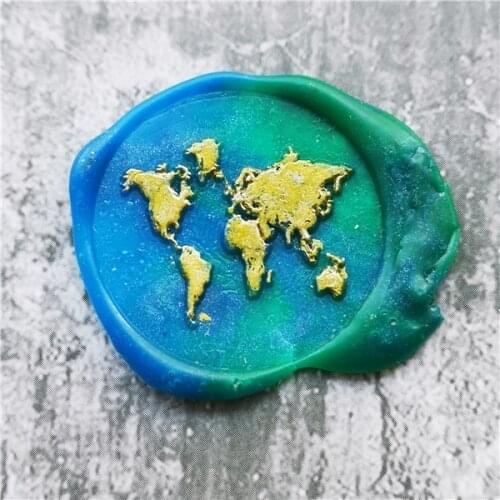 World Map wax stamp map Seal Wax Stamp,The creative sealing stamps wedding wax stamp set,diy sealing wax stamp