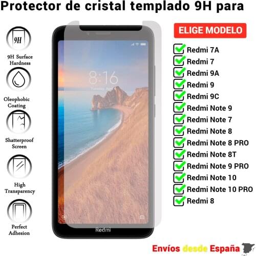 Screen Protector for Xiaomi Redmi 7 7A 8 8T 9 9A 9C 9T Note PRO choose model. Glass cover tempered glass