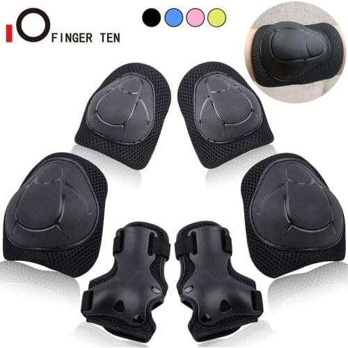 6 Pcs New Knee Protector Bike Kids Skating Protective Gear Set Bicycle Skateboard Elbow Pads Kneepad Protection Drop Shipping