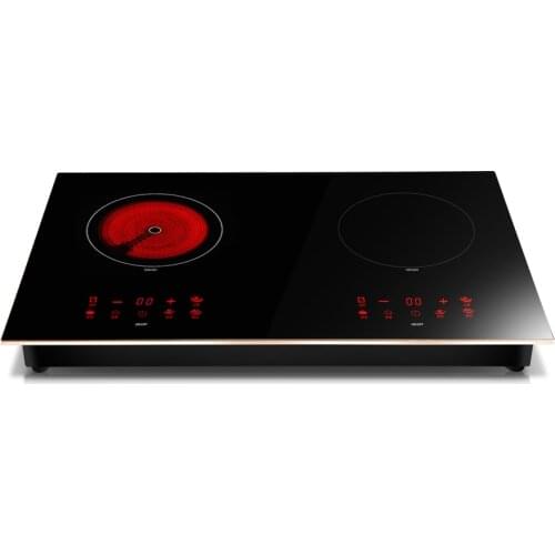2200W*2 Induction Cooker Smart Double-head Electric Ceramic Stove Desktop Double Stove Induction Cooker Stir Fry