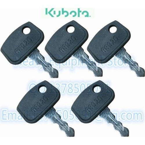 5PCS 68920 Key for Kubota Utility Vehicles UTV RTV RTV500 RTV900 B BX F GR ZD 26