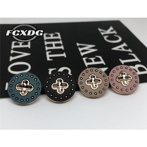 Hand DIY Sewing Accessories Jacket Buttons Fashion Metal Buttons for Clothing Sewing Supplies Snaps for Clothes Blouse Buttons