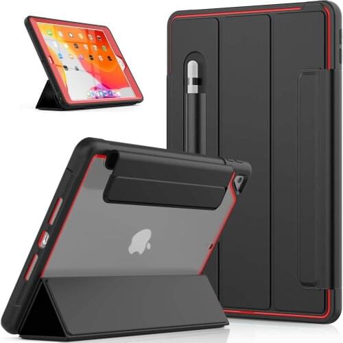Tablet Case for IPad 8th/7th Generation 10.2 2020 2019 Screen Protector Trifold Smart Cover for IPad 10.2 Auto Sleep Wake Case
