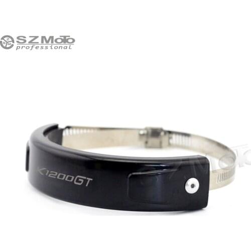 For BMW K1200GT K1200 Silencer Round Oval Exhaust Protector Can Cover SILICONE Motorcycle Scope 100MM-140MM Protect Accessories