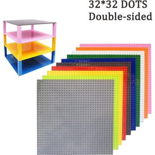 Double-sided 32*32 Dots Bricks Classic Baseplates High-Quality DIY Building Blocks Base Plate Compatible All Brands Plate