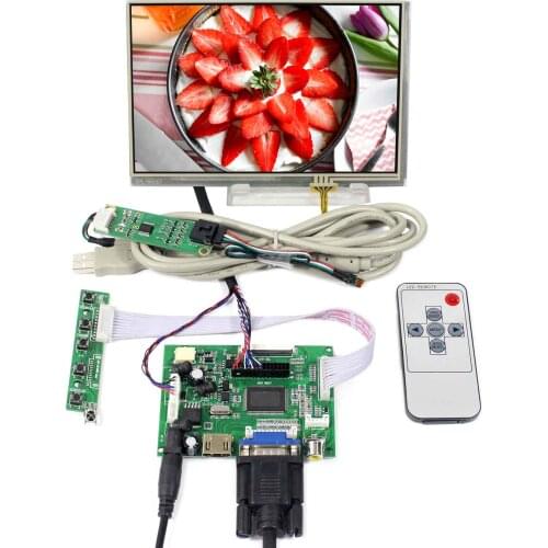 HD MI VGA 2AV LCD Controller Board with 7inch 1280X800 IPS LCD Screen With Touch Sensor