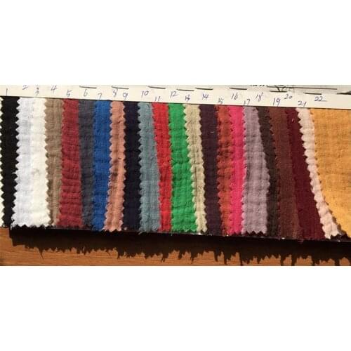 Cotton printed crepe fabric for home textile