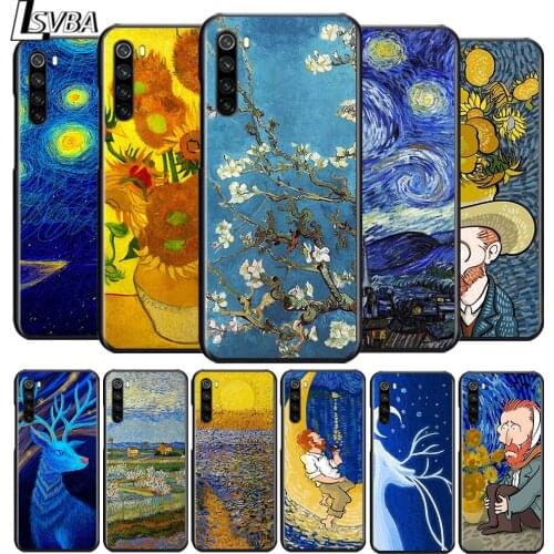 Van Gogh Oil Painting for OPPO Reno 2 Z 2Z 2F 3 4 4Z 4F 4SE 5 Pro 4G 5G ACE 10X ZOOM F7 A5 A9 2020 Soft Black Phone Case