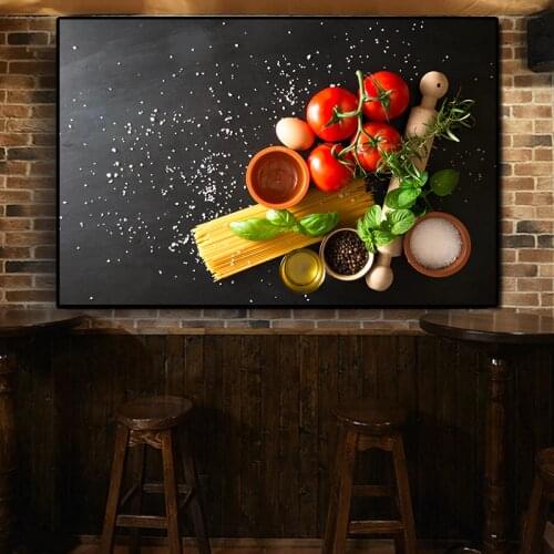 Vegetables Grains Spices Kitchen Food Canvas Painting Cuadros Scandinavian Posters and Prints Wall Art Picture Living Room Decor