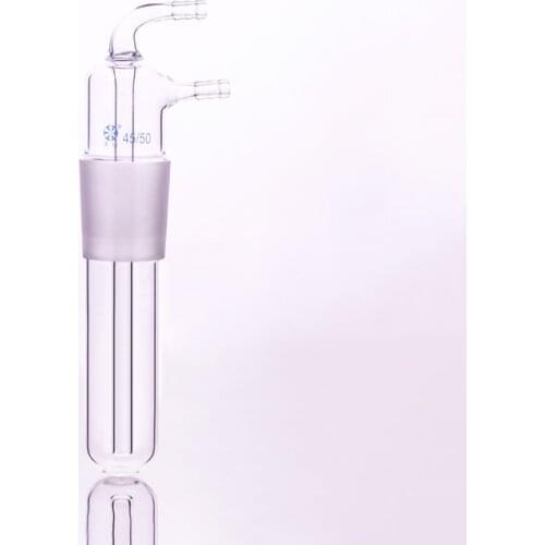 Cold finger condenser,Joint 45/50,Small nozzle outer diameter 10mm,Lower tube length 100mm/150mm/200mm,Straight condenser