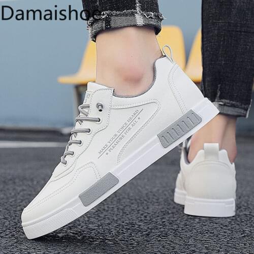 Mens Shoes Summer 2021 New Sports Leisure Shoes Mens Breathable All-Match White Shoes Korean Style Trendy Student Board Shoes