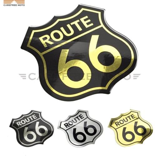 3D Motorcycle Decal Sticker America US The Historic Route 66 Stickers Case for Yamaha Honda Suzuki Kawasaki BMW Stickers