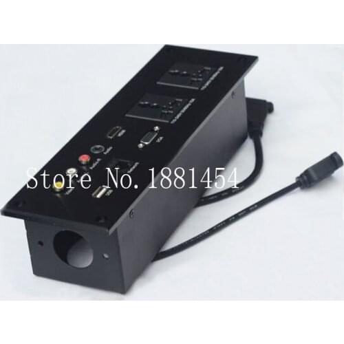 New Hot sell Multi-media Controlling Socket with HDMI and VGA for Top-grade Hotel 50 pcs/set,send by DHL